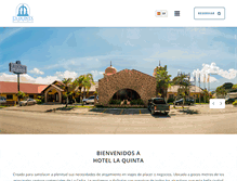 Tablet Screenshot of hotellaquintaonline.com